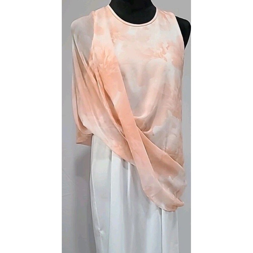 Calvin Klein Light Pink Floral Sleeveless Women’s Dress Size 10 - Picture 2 of 13